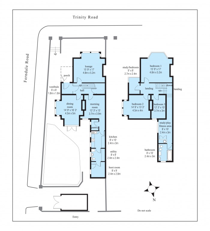 Floorplans For Trinity Road, Hoylake, Wirral