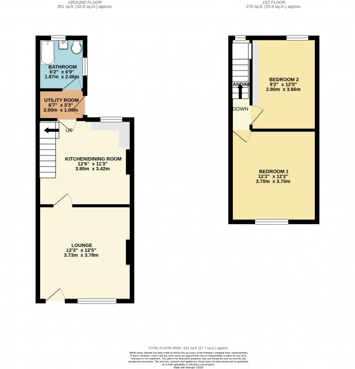 Floorplans For Walker Street, Hoylake, Wirral