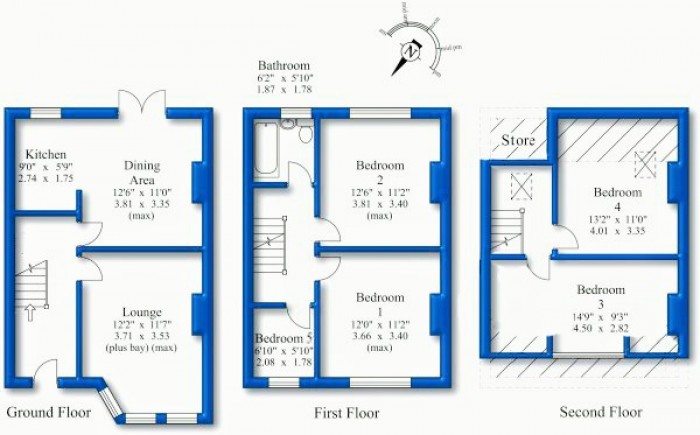 Floorplans For Ferndale Road, Hoylake, Wirral