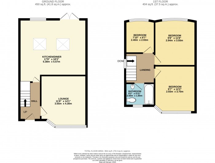 Floorplans For Springfield Avenue, Newton, Wirral