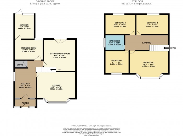 Floorplans For Princesway, Wallasey