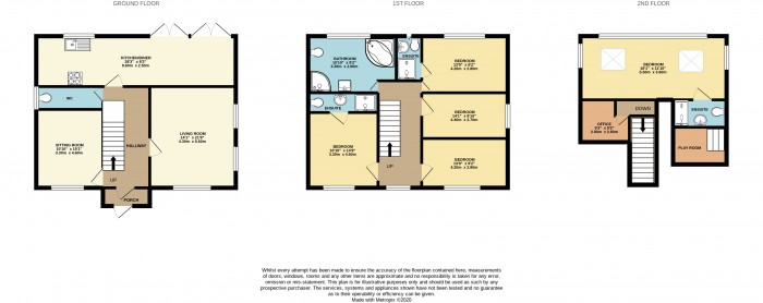 Floorplans For Burlingham Avenue, West Kirby, Wirral