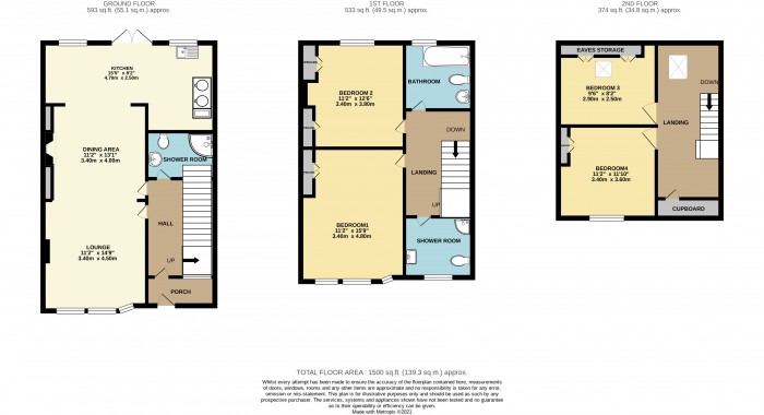 Floorplans For Ferndale Road, Hoylake, Wirral