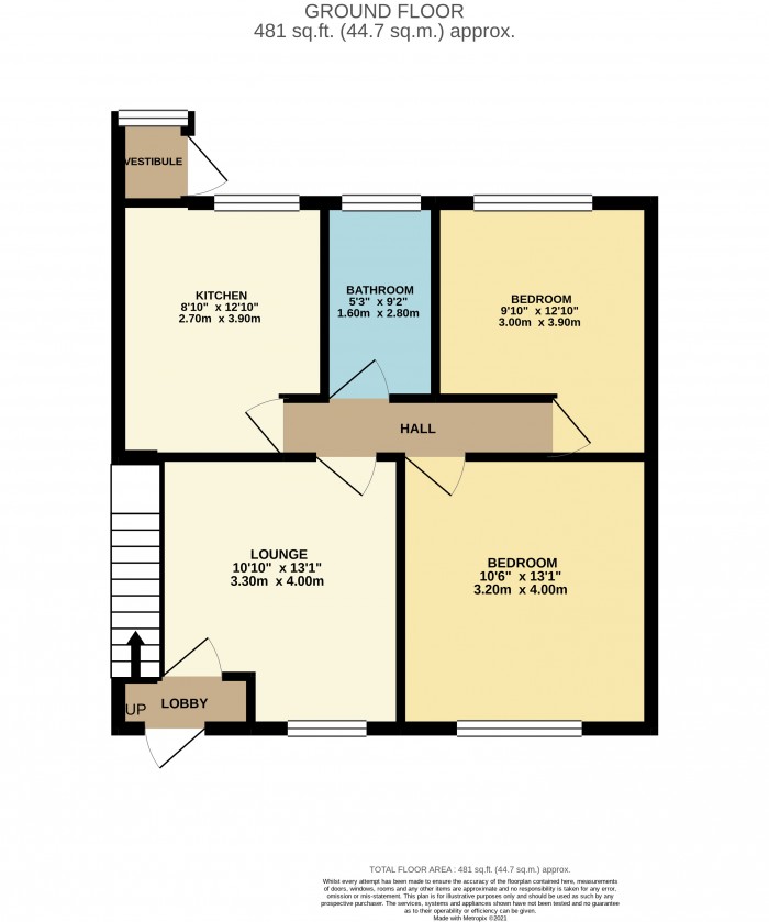 Floorplans For Back Seaview, Wirral