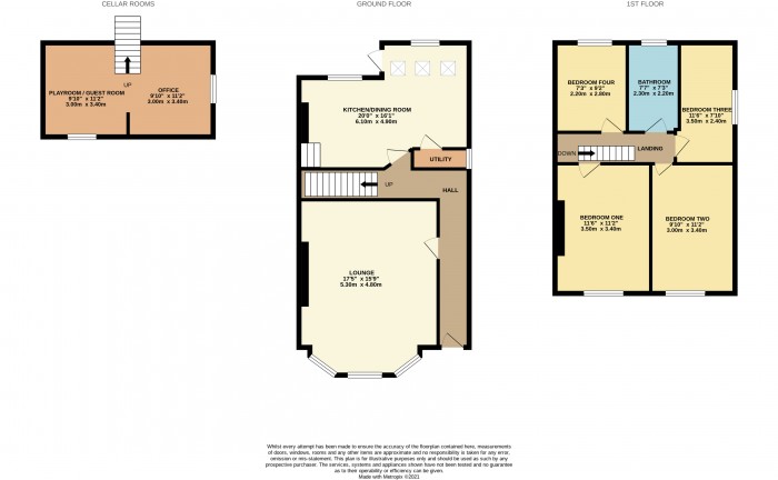 Floorplans For Trinity Road, Hoylake, Wirral