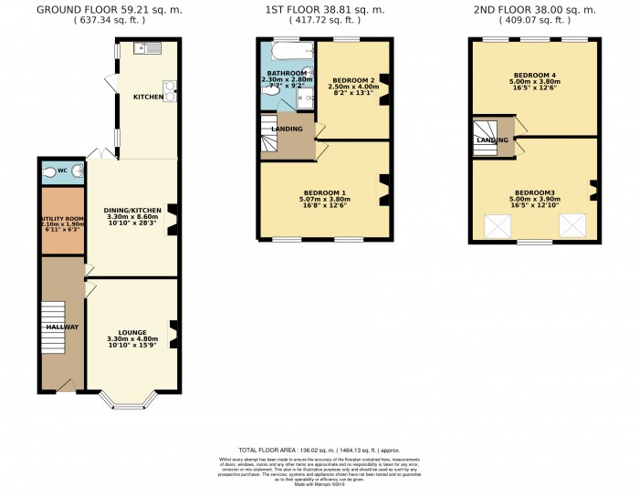 Floorplans For Strand Road, Wirral